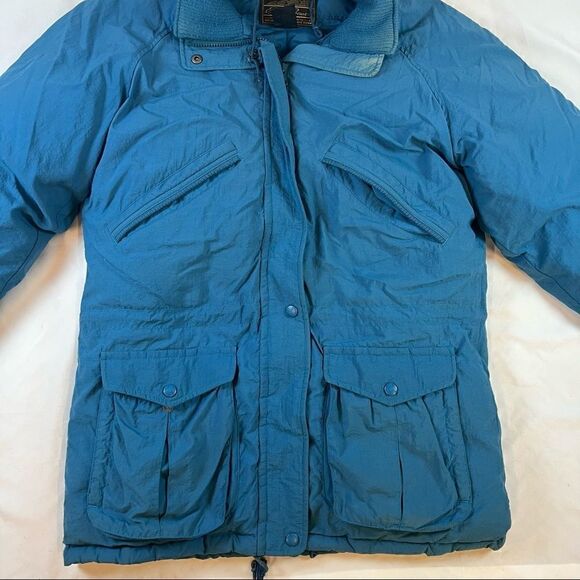 Vintage Eddie Bauer Goose Down Snow Ski Jacket Blue M - Picture 3 of 14